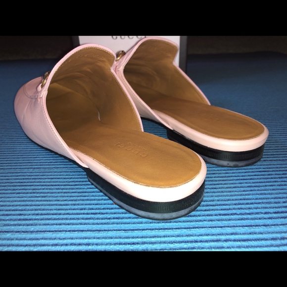 Gucci Princeton Slipper Mules Shoes Pink 39.5 - Picture 7 of 11